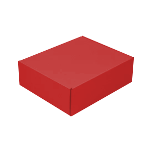 Caja autoarmable roja - Varios tamaños