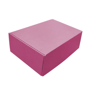 Caja autoarmable fucsia - Varias tamaños