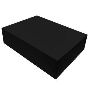 Caja de lujo 40x30x10 CM NEGRO PACK DE 50