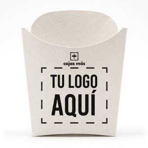 Caja para papas fritas 11x11,5 cm (M)- Blanca - 200unds