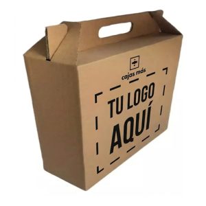 Caja Maleta Autoarmable Microcorrugado - 15x10x8,5cm - Color Kraft