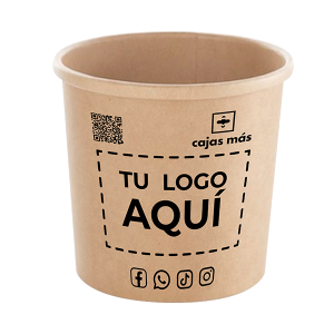 Pote Helado color kraft