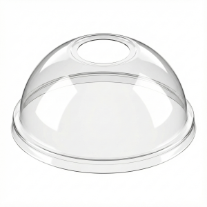 Tapa PET cúpula con perforación
