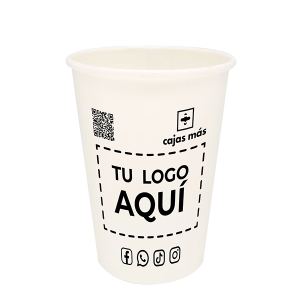 Vasos color Blanco Polipapel 04 oz / 120cc Una Capa