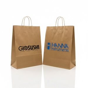 Bolsa de papel color kraft 30x41x12cm