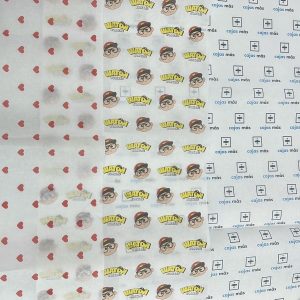 papel para envolver 20X25cm - Pack 1000 unidades
