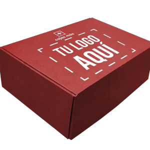 Caja autoarmable burdeo - Varios tamaños