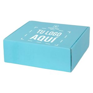 CAJA AUTOARMABLE ECOMMERCE - CELESTE