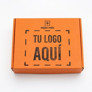 Caja autoarmable naranja - Varios tamaños