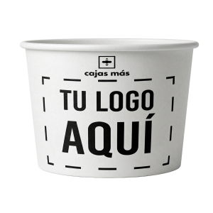 Pote de Helado Blanco  4,5oz
