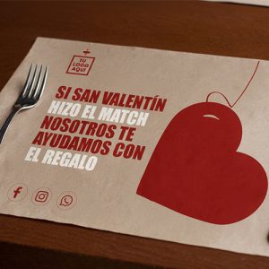 Manteles San Valentín