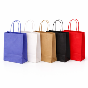 Bolsa de papel colores 30x10x22