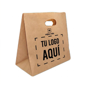 Bolsa Delivery Papel Kraft 30x37x17cm