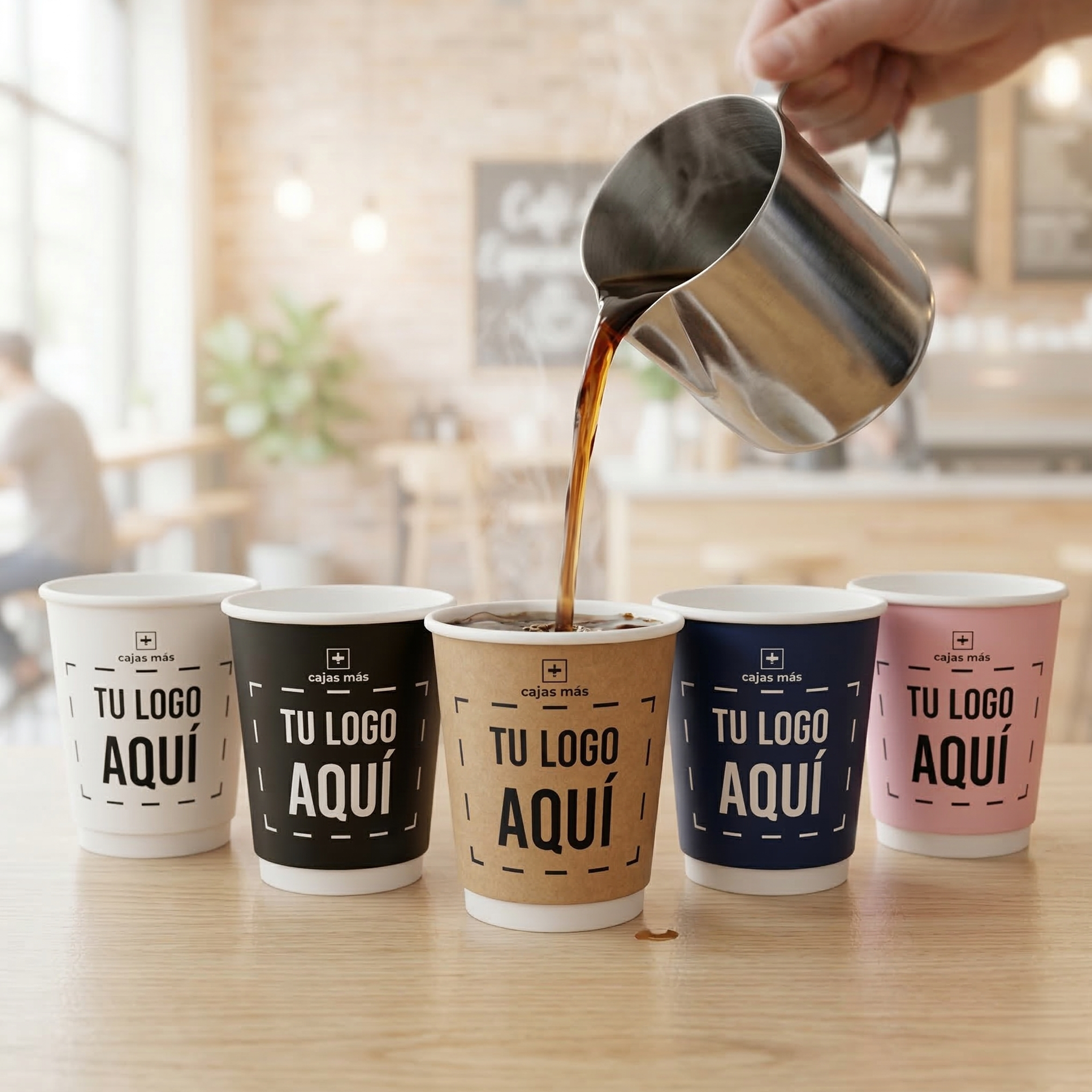 Vaso Polipapel Doble Capa De 8 Oz - Imagen 2