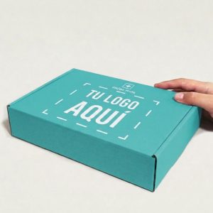 Caja autoarmable celeste - Varios tamaños